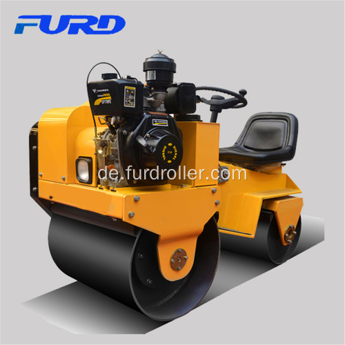 Fahrt auf Mini Asphalt Roller Compactor